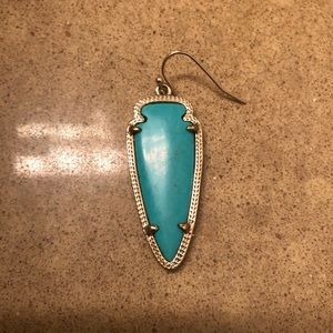 Turquoise Single Kendra Scott Earring